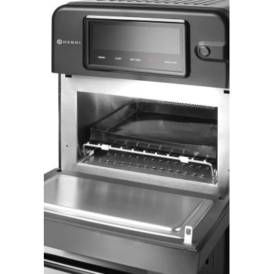 Vysokorychlostní pečící trouba CombiTurbo, HENDI, 18L, Černá, 230V/3000W, 402x735x(H)608mm | 281277